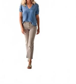 NEW DEAR JOHN DENIM anika straight leg jean in mink
